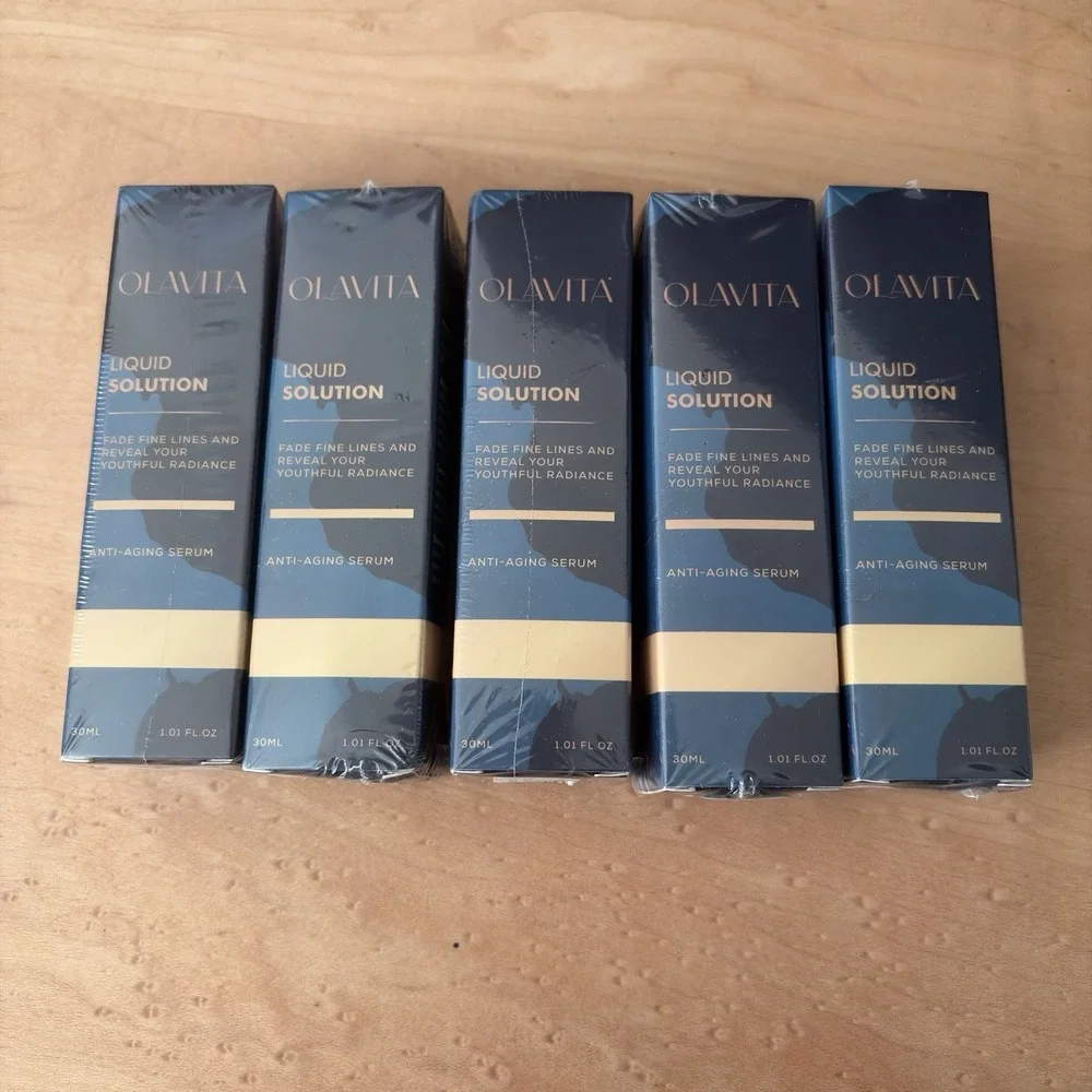 5 boxes‎ OLAVITA Liquid Solution Anti Aging Serum 30 ml 1.01 oz New in box